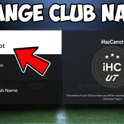 How To Change Club Name ea fc 24 web app