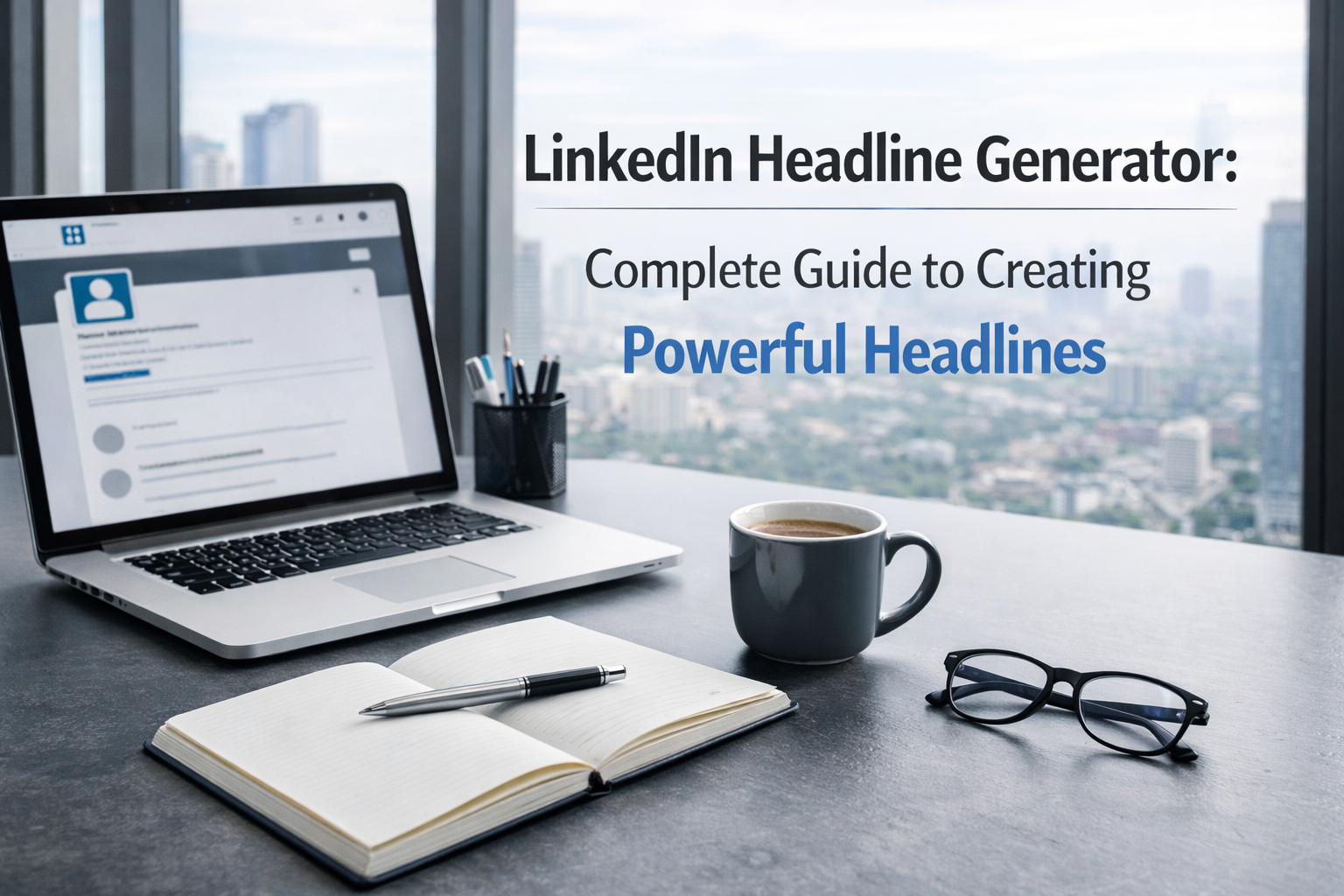creating professional LinkedIn headline using generator tool
