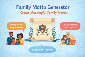 Family Motto Generator: Create Meaningful Family Mottos