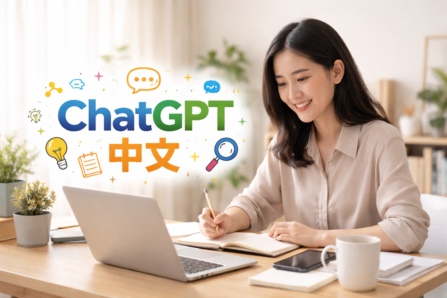 ChatGPT interface showing Chinese language conversation and prompts