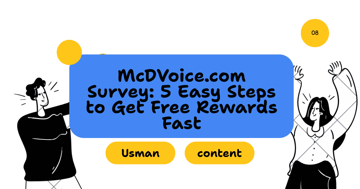 McDVoice.com Survey: 5 Easy Steps to Get Free Rewards Fast